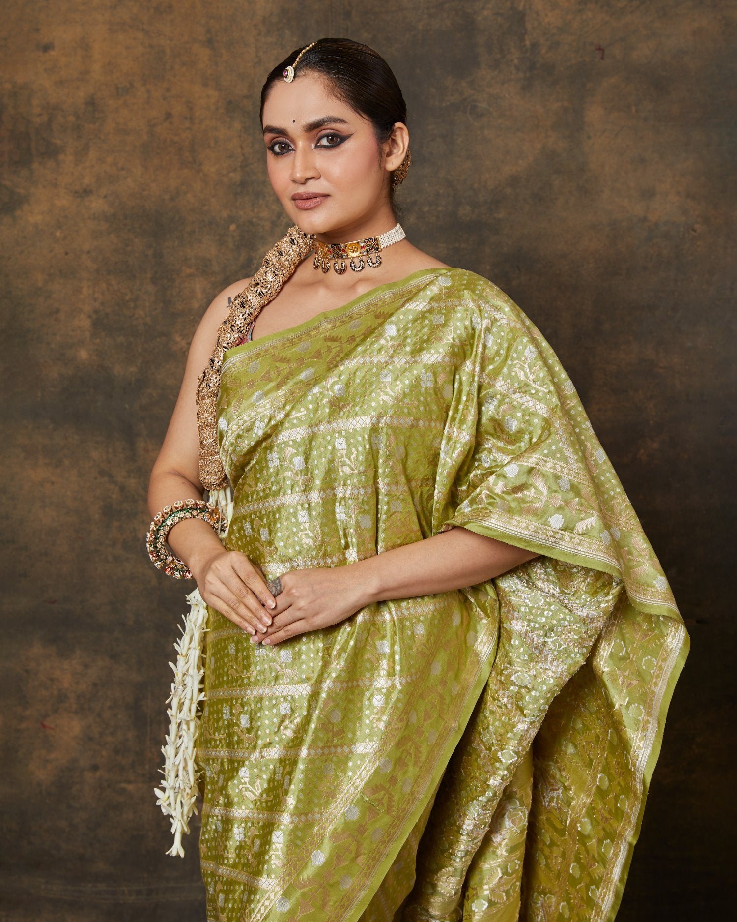 Green Silk Saree