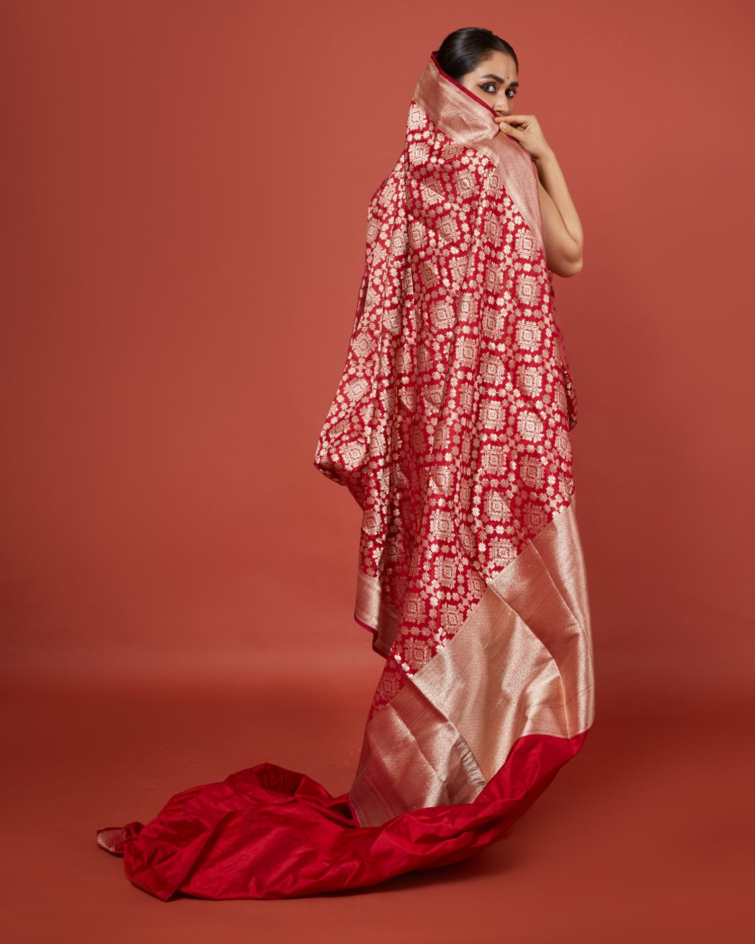 Red Silk Saree