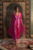 Load image into Gallery viewer, Rani Pink Embroidered Choga Set
