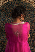 Load image into Gallery viewer, Rani Pink Embroidered Choga Set
