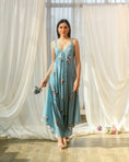 Load image into Gallery viewer, Dusty Teal Palazzo Jumpsuit
