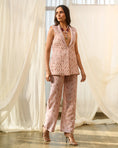 Load image into Gallery viewer, Rosey Pink Quilted Pant Suit
