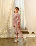 Load image into Gallery viewer, Mother Daughter Rosey Pink Kimono Dhoti Jumpsuit
