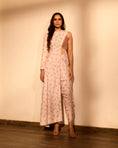 Load image into Gallery viewer, Rosey Pink Half Kurta, Bralette & Dhoti Pants
