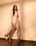 Load image into Gallery viewer, Rosey Pink Half Kurta, Bralette & Dhoti Pants
