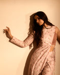 Load image into Gallery viewer, Rosey Pink Half Kurta, Bralette & Dhoti Pants
