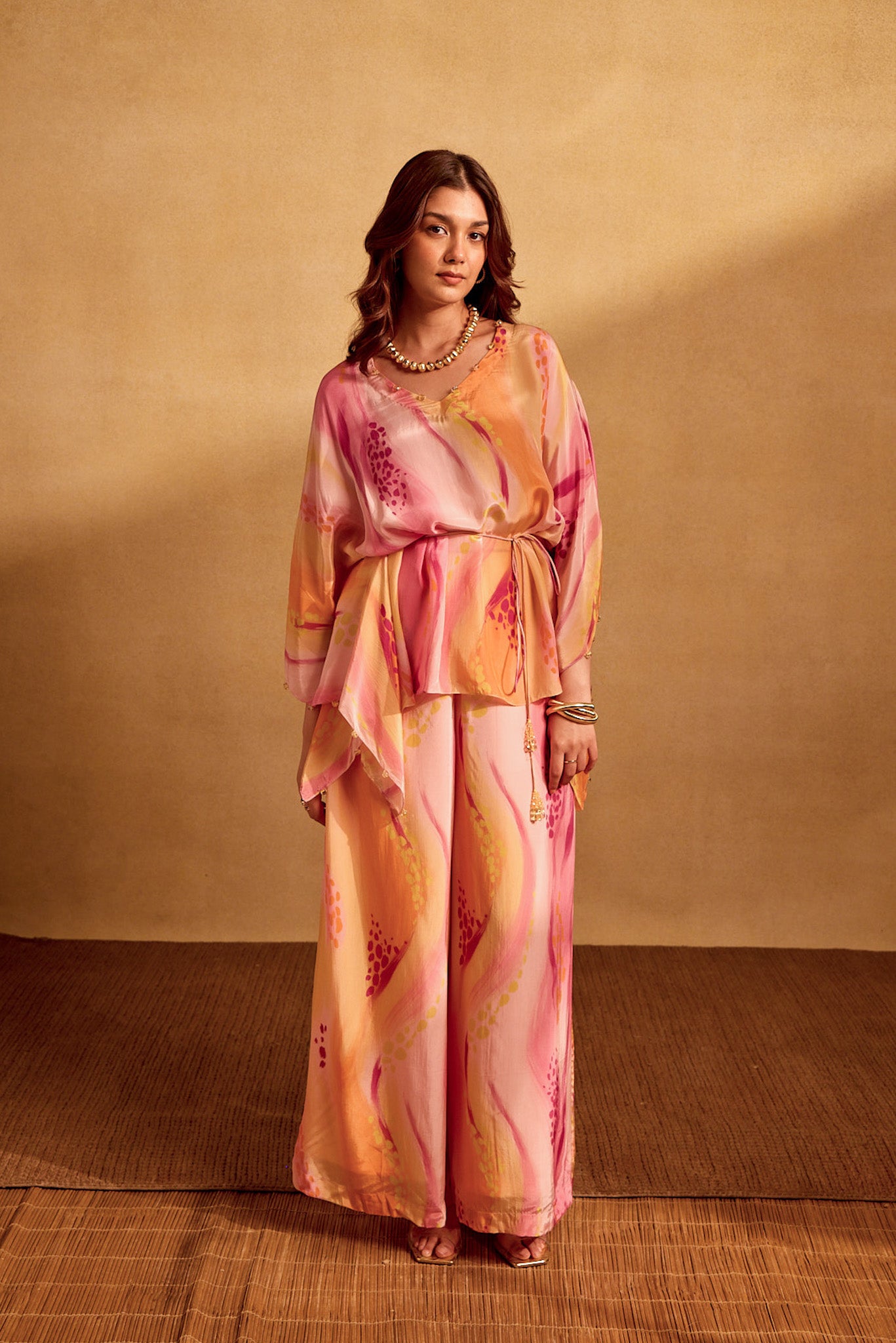 Kaftan & Pant Co-Ord Set In Mika