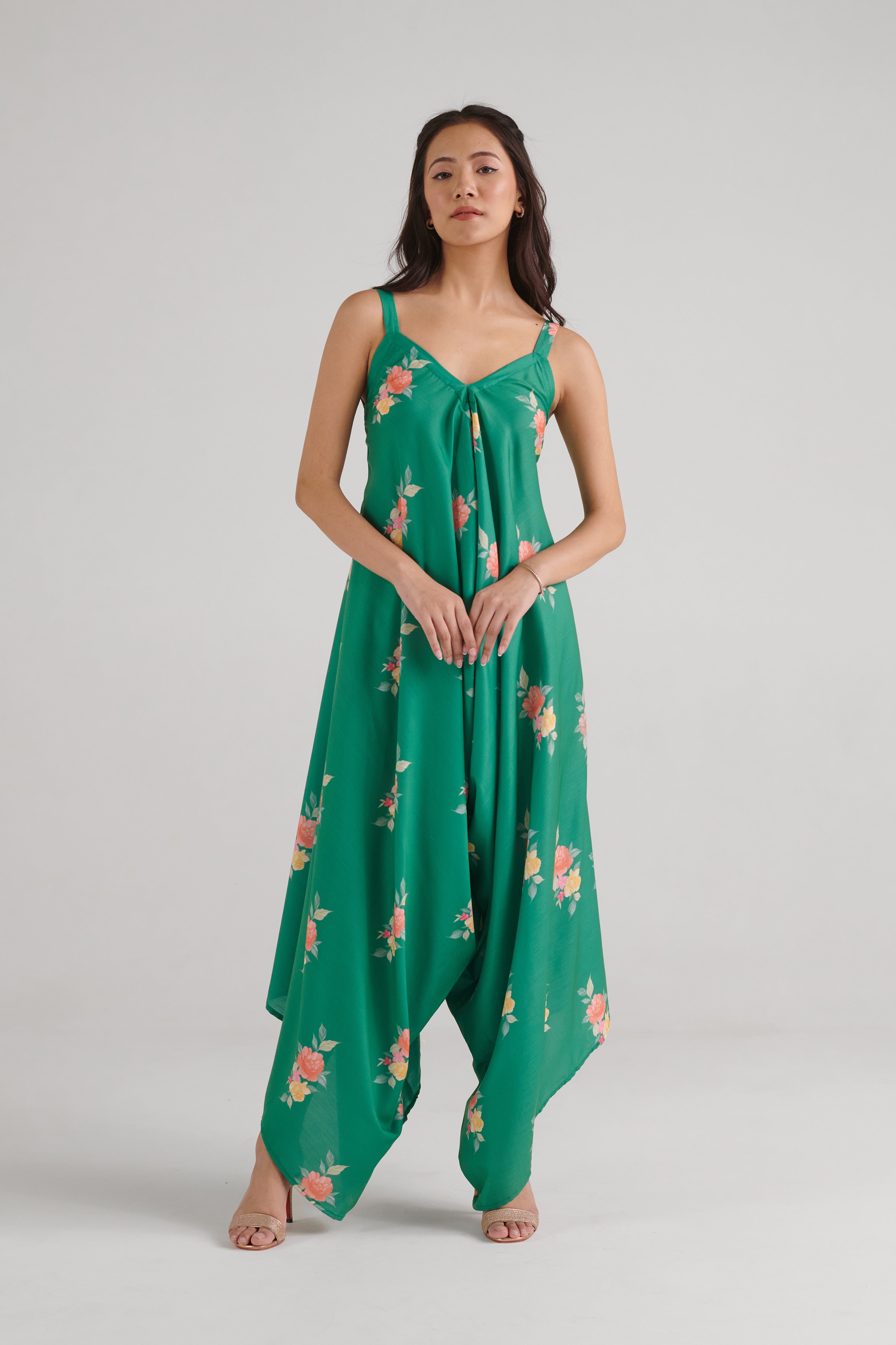 Jade Green Palazzo Jumpsuit