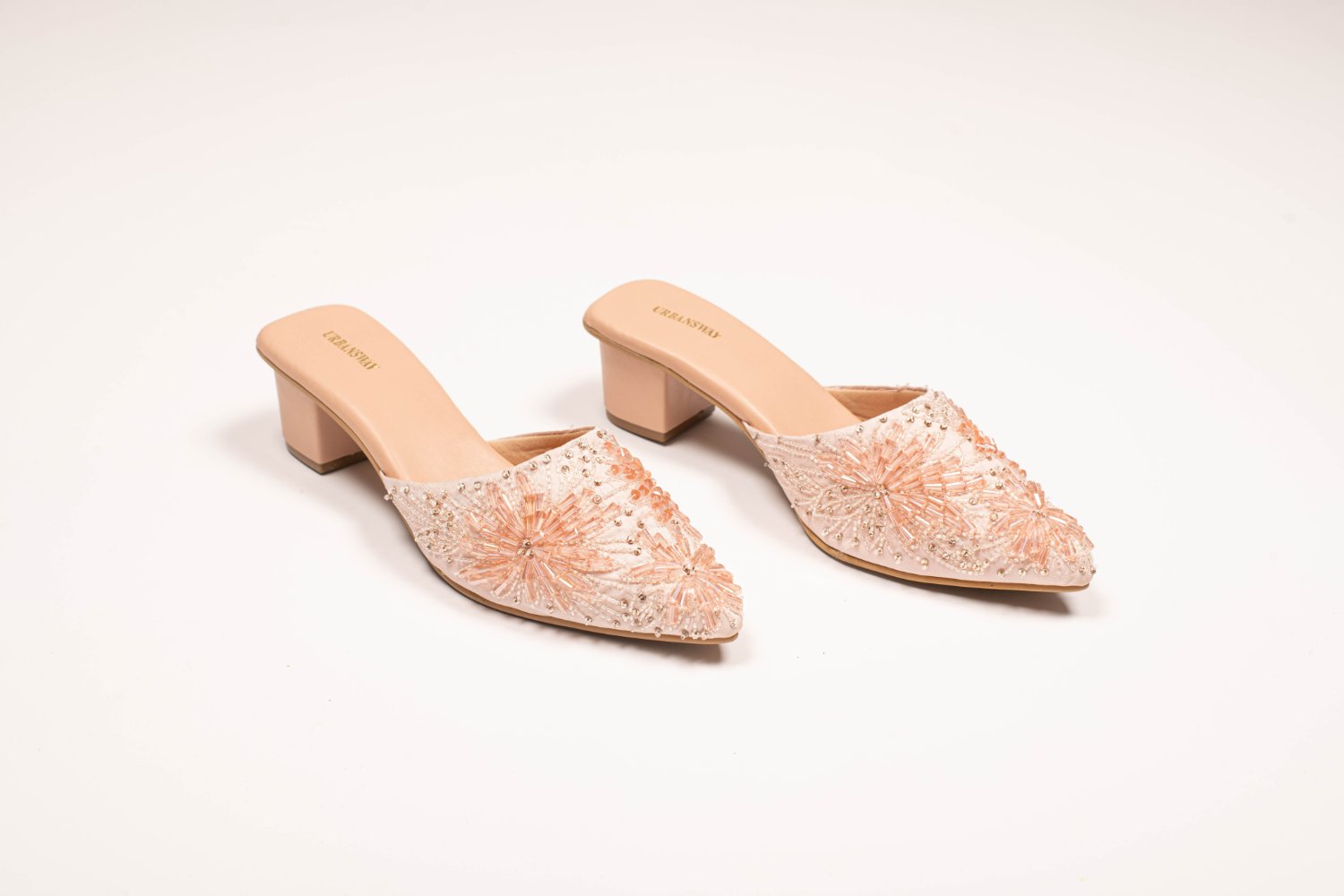 Rose Quartz Mules