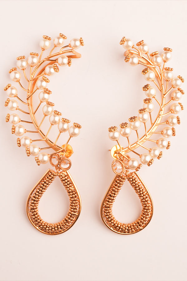 High Noon Gold Plated Ear Cuffs