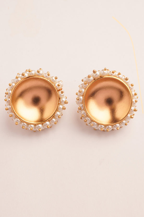 Gold Deity Gold Plated Jhallar Earrings