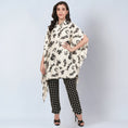 Load image into Gallery viewer, Ivory and Black Floral Combination Print Co-ordinate Set
