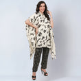 Load image into Gallery viewer, Ivory and Black Floral Combination Print Co-ordinate Set
