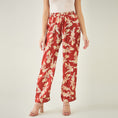 Load image into Gallery viewer, Red Baroque Print Shirt with Belt and Pants Set
