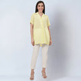 Load image into Gallery viewer, Citrus Lemon Checked Shirt
