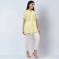 Load image into Gallery viewer, Citrus Lemon Checked Shirt
