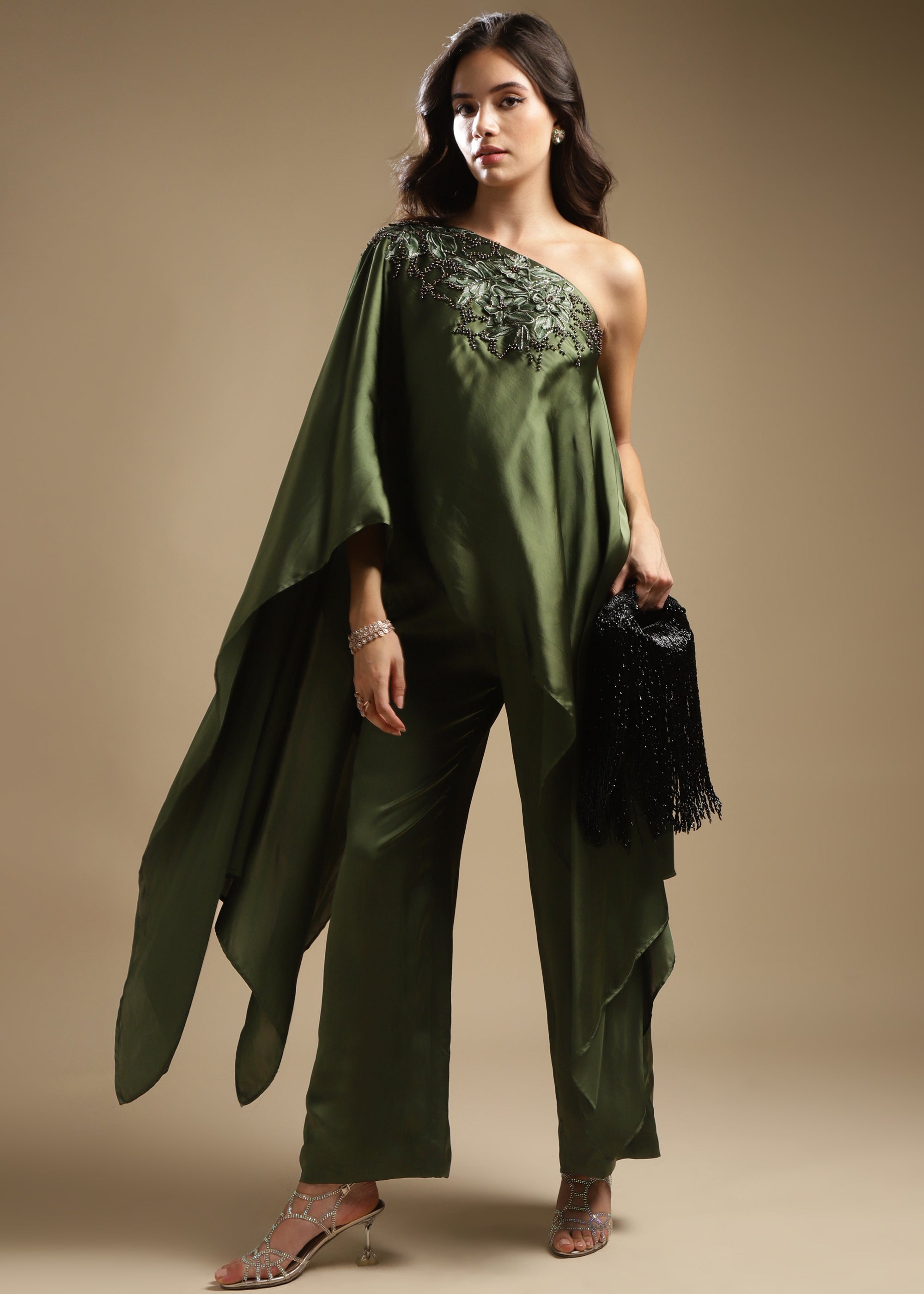 One-Shoulder Assymetric Co-Ord Set