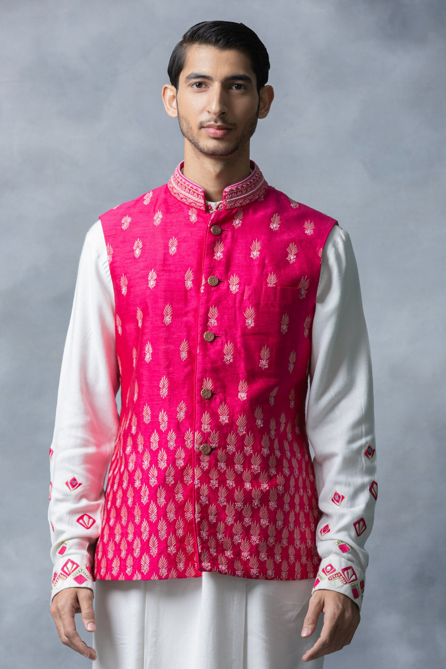 Hot Pink Kurta Set