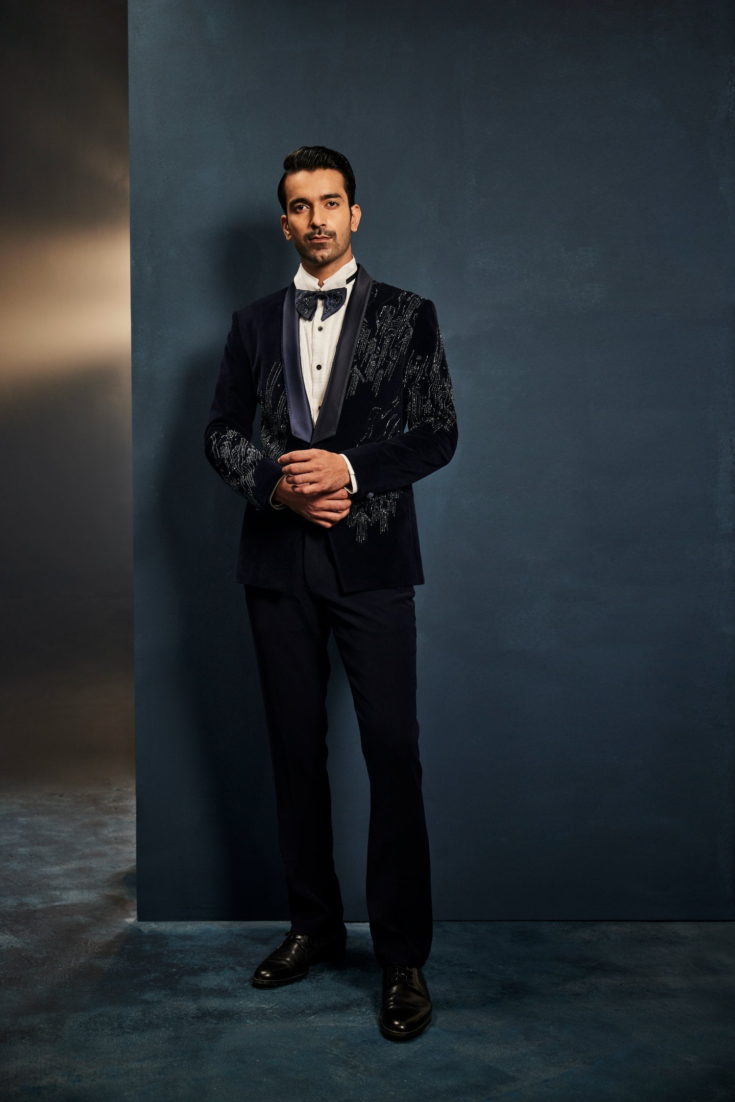 Navy Velvet Tuxedo