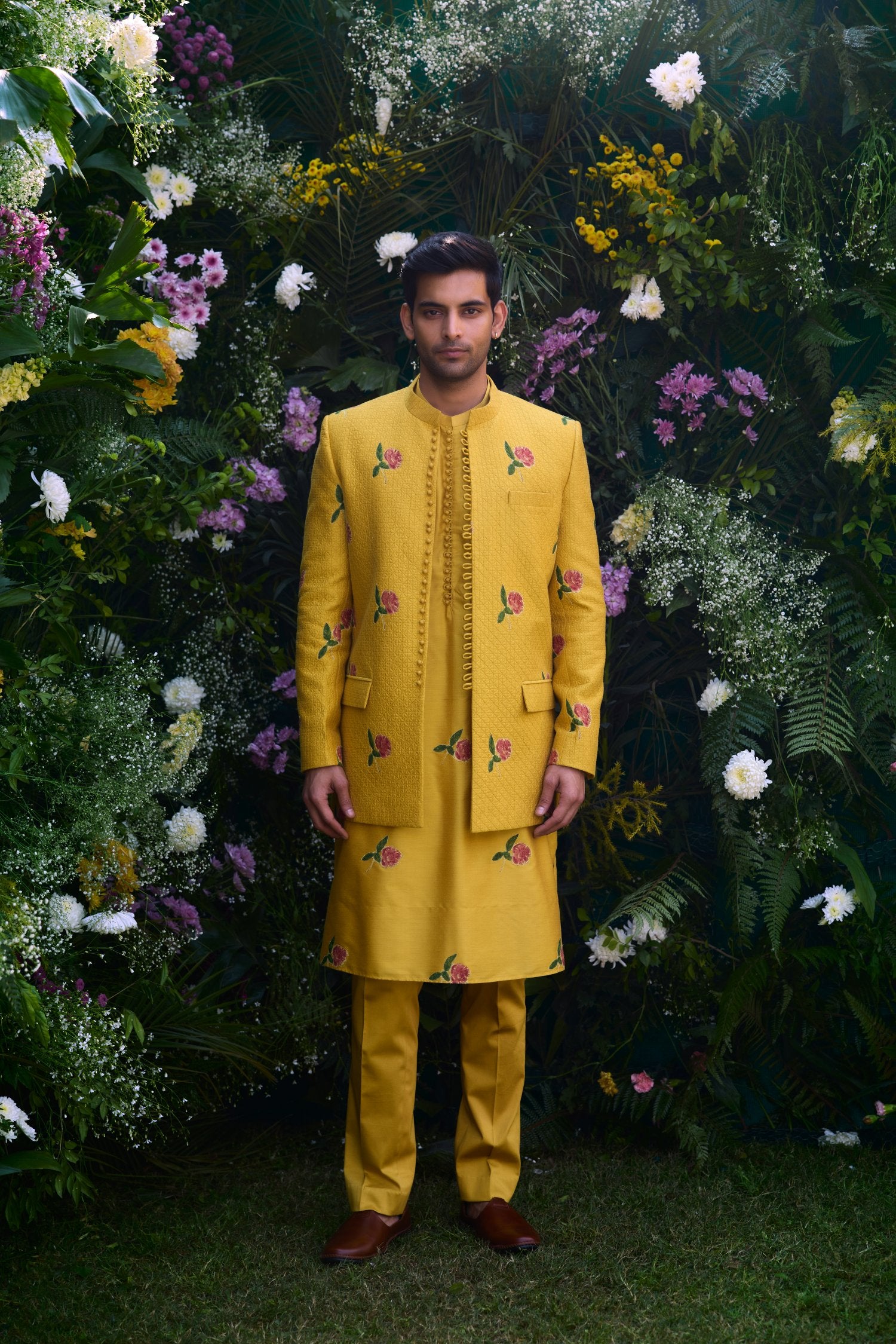 Jacket And Kurta Set