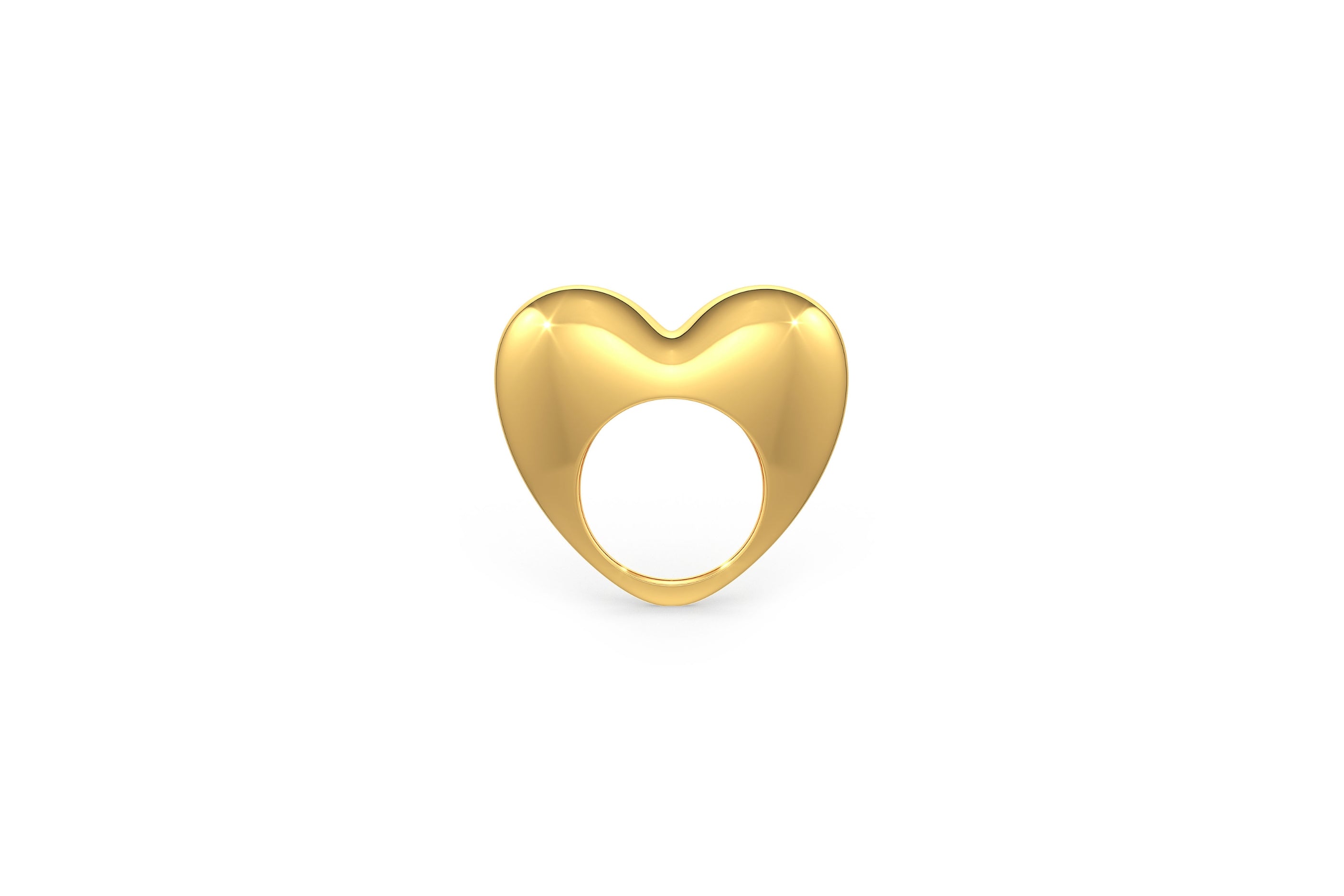 The love ring in gold