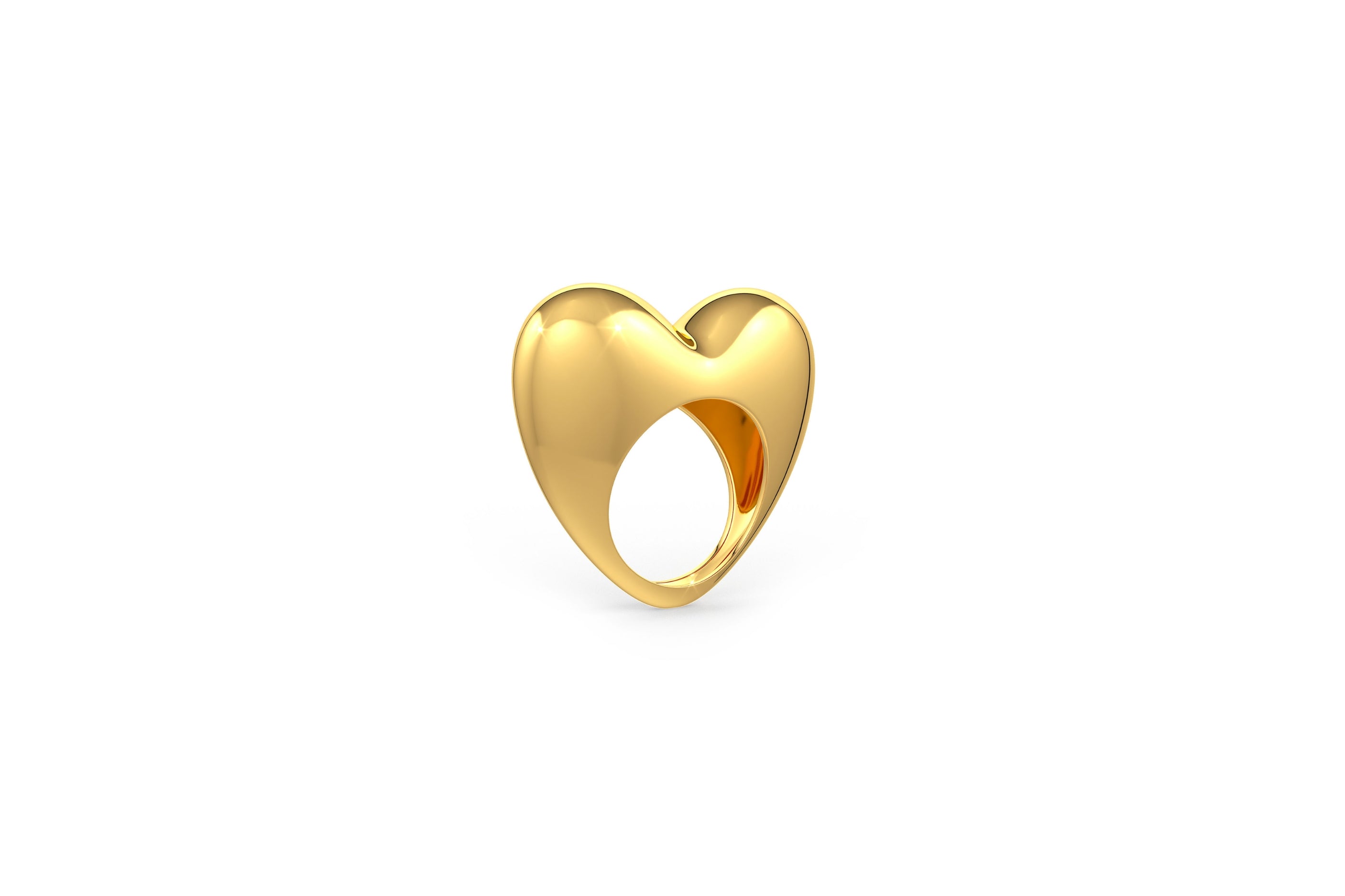 The love ring in gold