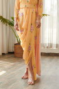 Load image into Gallery viewer, Jasmine Yellow Saree Dress
