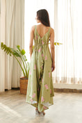 Load image into Gallery viewer, Pickle Green Palazzo Jumpsuit
