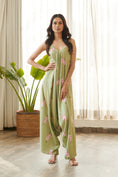 Load image into Gallery viewer, Pickle Green Palazzo Jumpsuit
