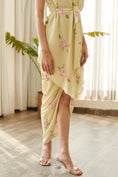 Load image into Gallery viewer, Summer Green Draped Dress
