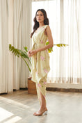 Load image into Gallery viewer, Summer Green Draped Dress
