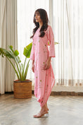 Load image into Gallery viewer, Taffy Pink Dhoti Jumpsuit
