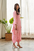 Load image into Gallery viewer, Taffy Pink Dhoti Jumpsuit
