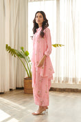 Load image into Gallery viewer, Taffy Pink Dhoti Kurti Dress
