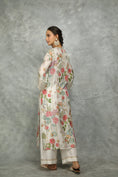 Load image into Gallery viewer, White Printed Kurta With Pants And Dupatta
