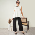 Load image into Gallery viewer, Off White Linen Top with Bead Lace
