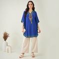 Load image into Gallery viewer, Blue Embellished Tunic
