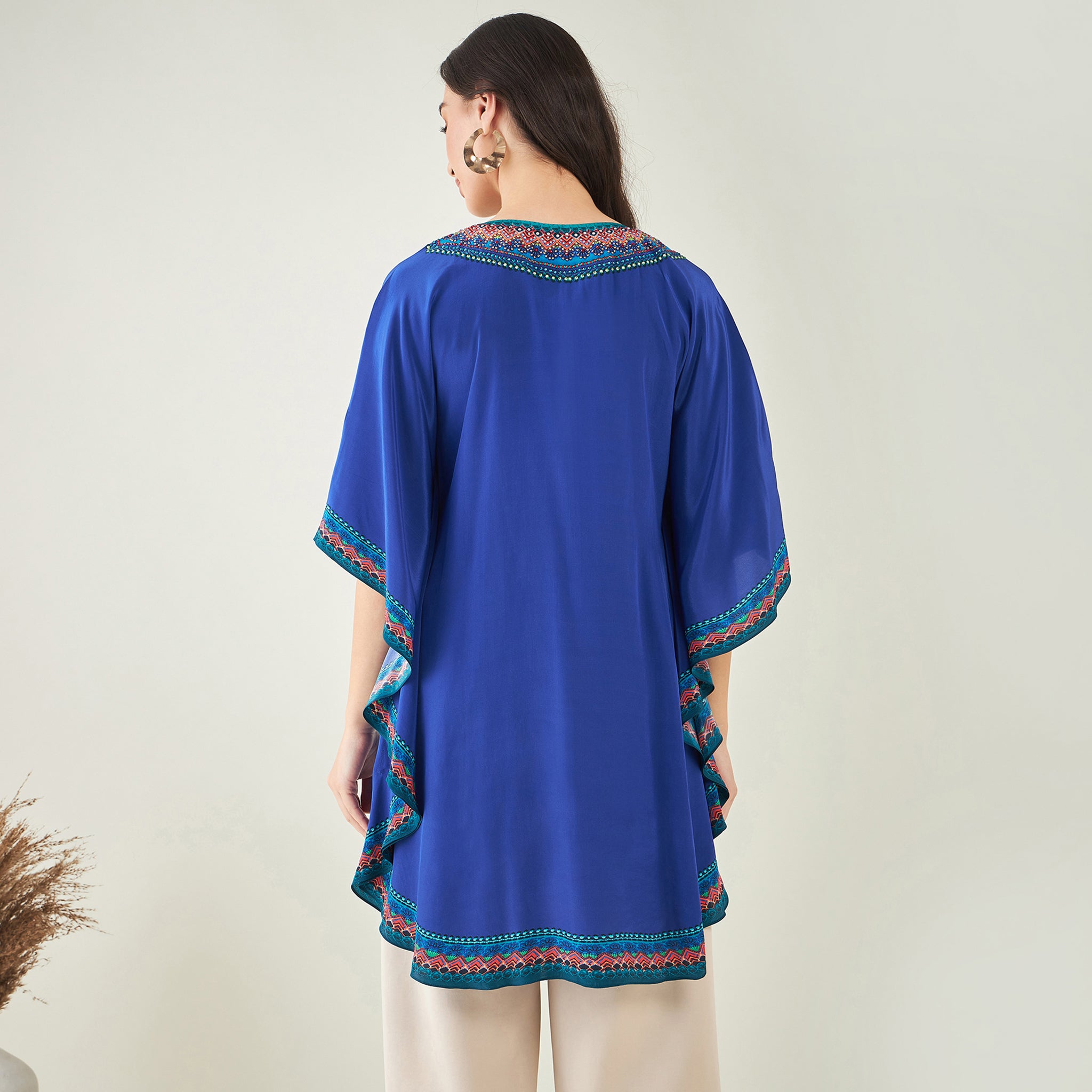 Blue Embellished Tunic