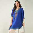 Load image into Gallery viewer, Blue Embellished Tunic
