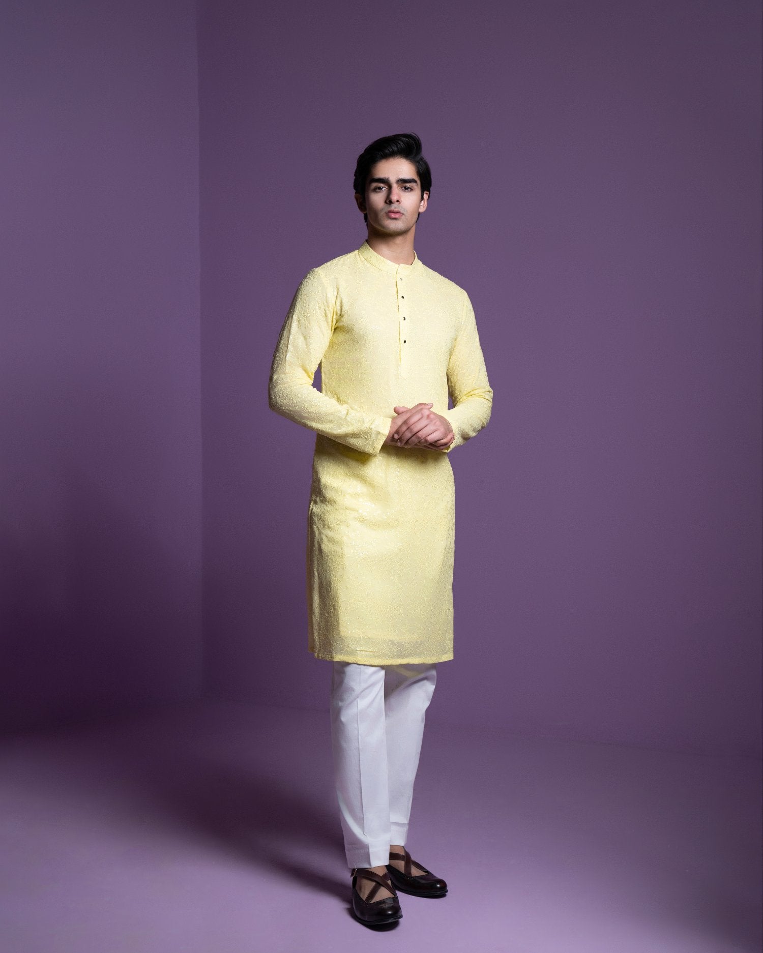 Lemon Yellow Kurta Set