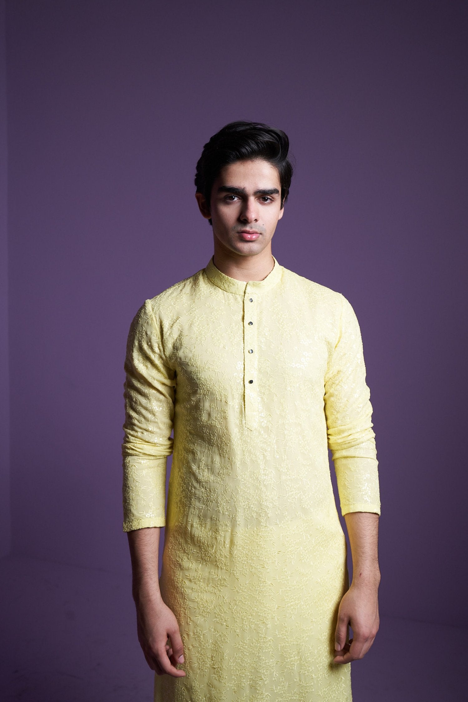 Lemon Yellow Kurta Set