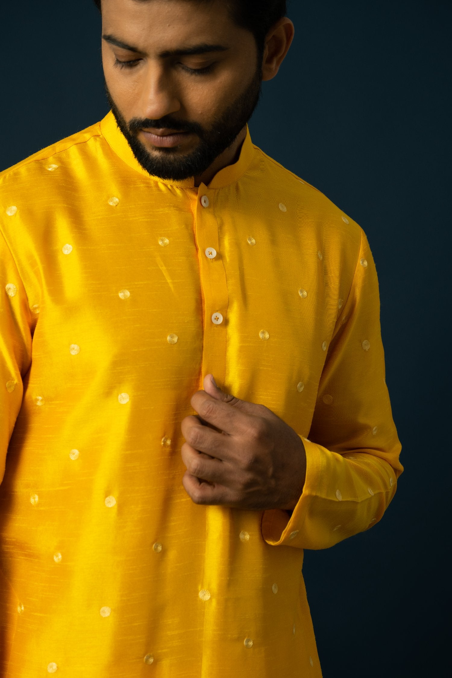 Amber Spiral Kurta Set