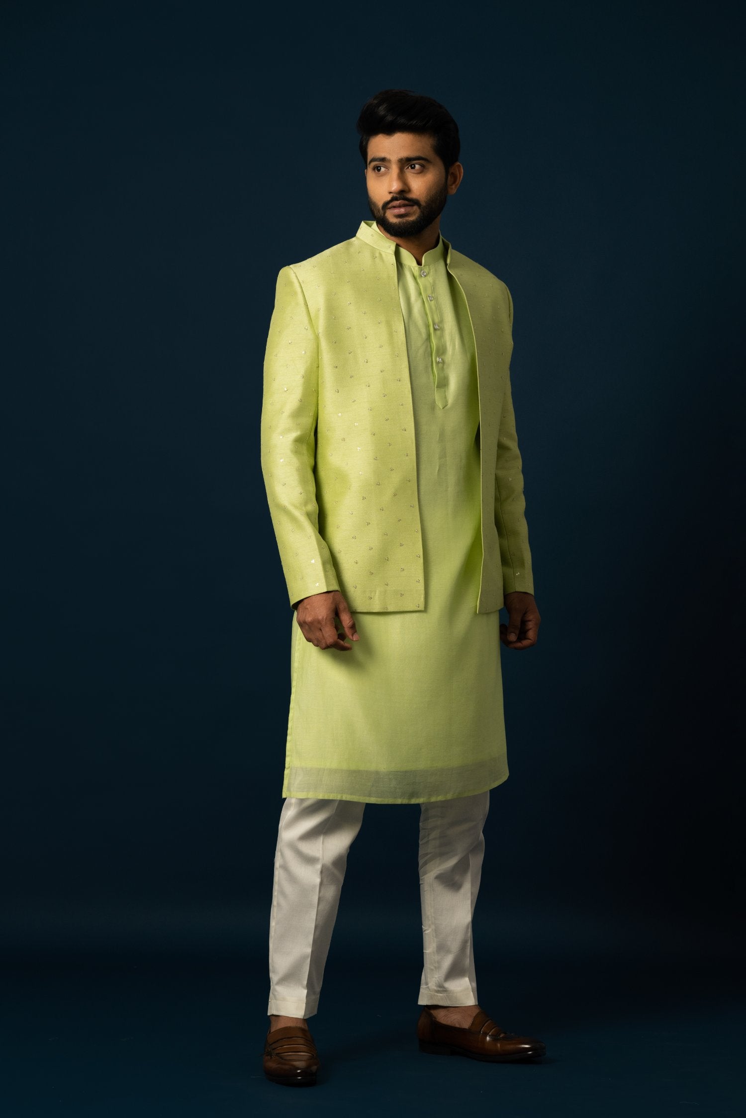 Lawn Kurta & Jacket Set