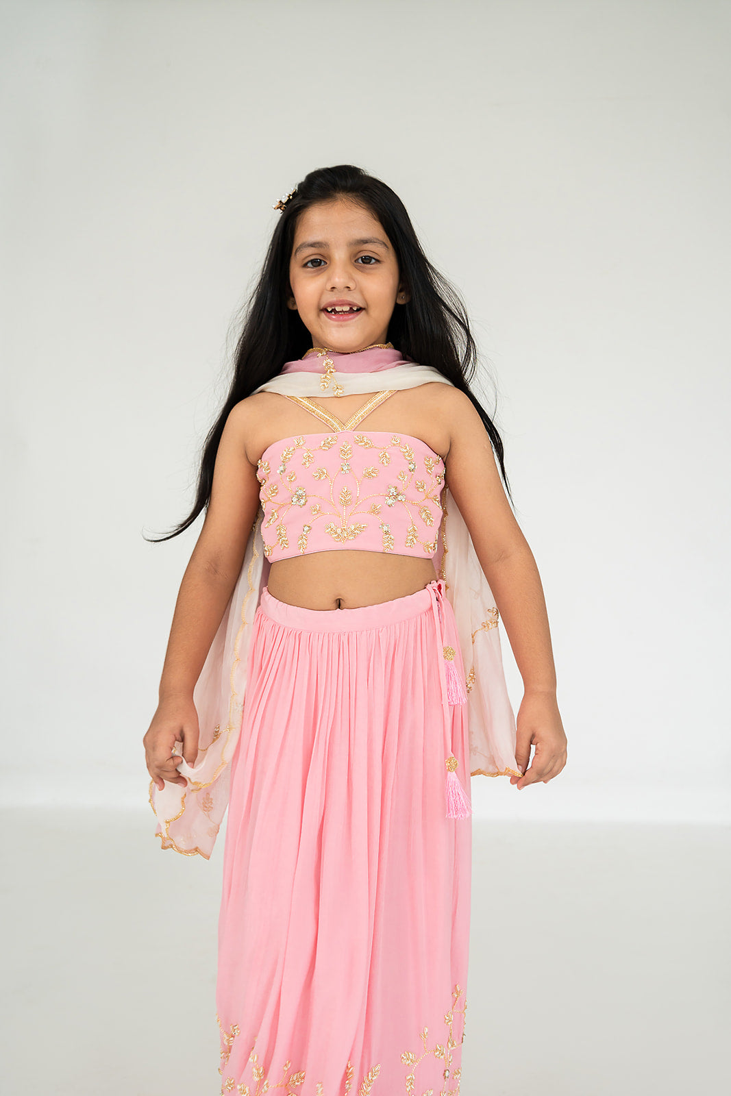 LIGHT BABY PINK LEHENGA SET