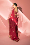 Load image into Gallery viewer, Red Haath Phool Saree
