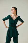 Load image into Gallery viewer, Off Shoulder Moss Green Co -Ord Set
