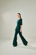 Load image into Gallery viewer, Off Shoulder Moss Green Co -Ord Set
