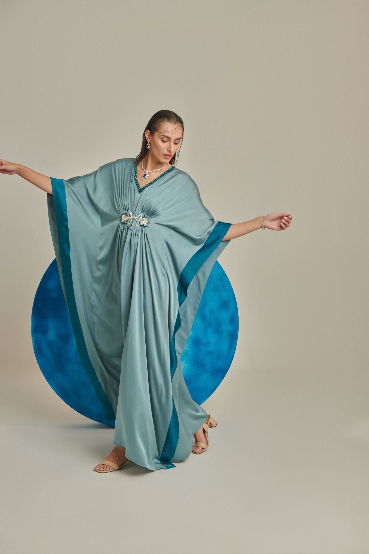 Sea Green Kaftan