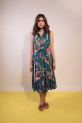 Load image into Gallery viewer, Blue Carnival Pannel Dress
