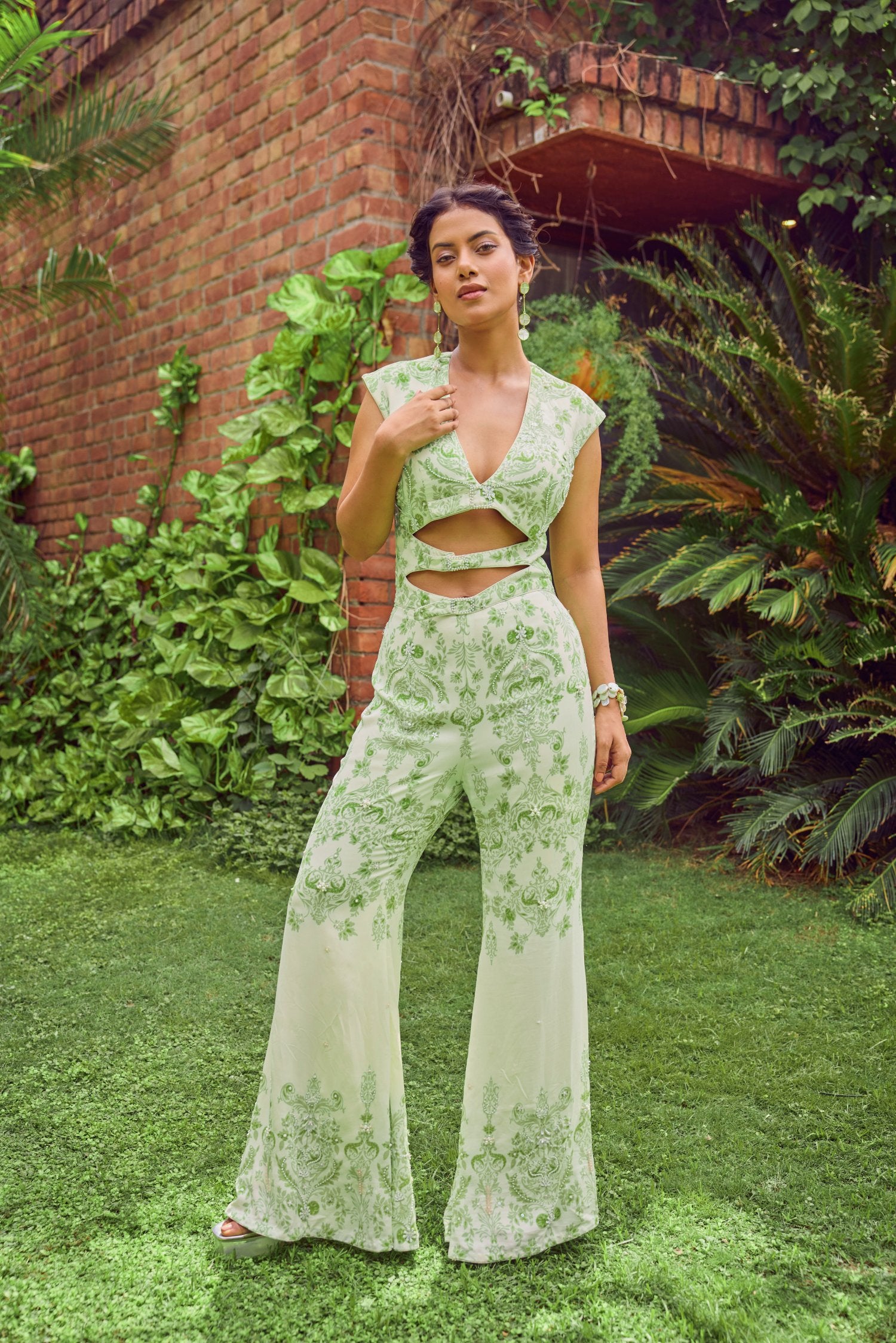 Green Ivy Grace Jumpsuit